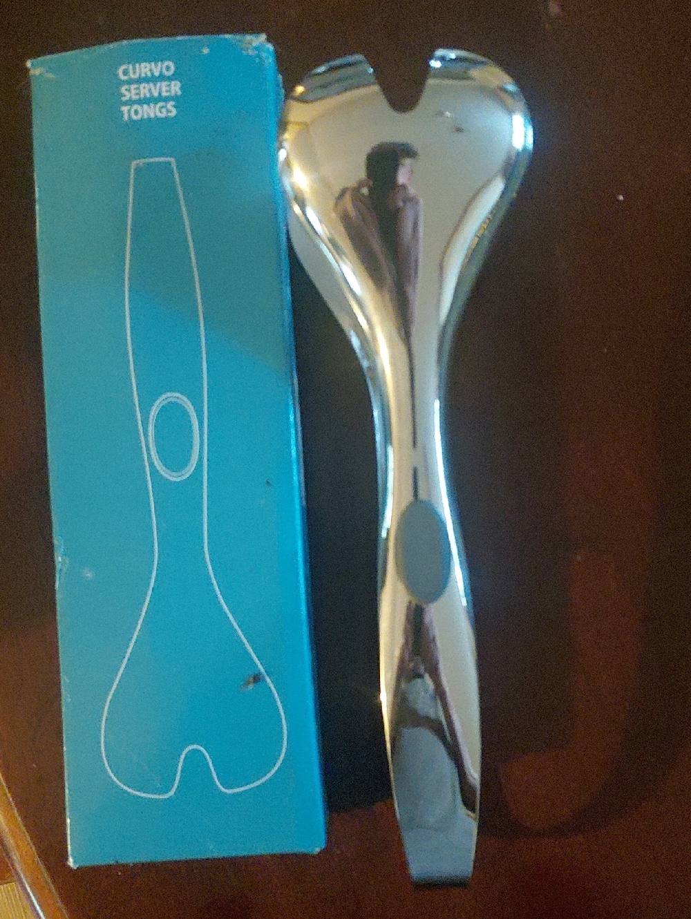 Nambe Curvo Server Tongs